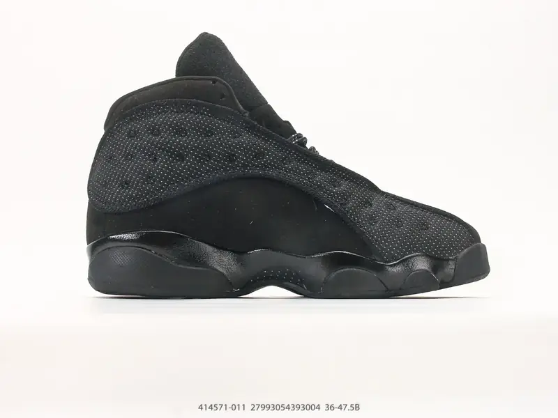 耐克 Nike Air Jordan 13 Retro "高帮 AJ13 乔丹13代 乔丹篮球鞋系列运动鞋 AirJordan 13以黑豹的风格制成，从猫咪般的反应和在球场上的掠夺性本能汲取 414571-011 #27993054393004